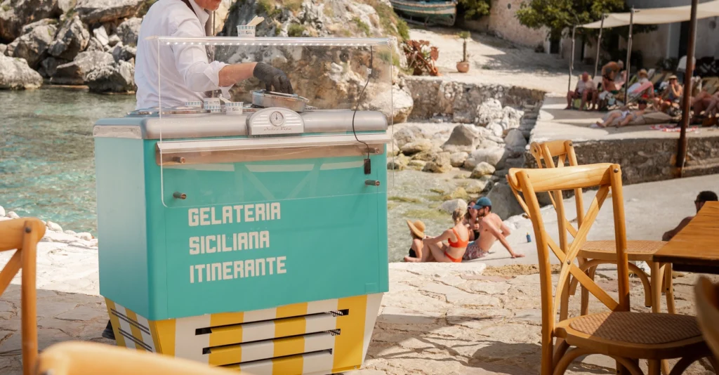 banco gelati artigianali vintage